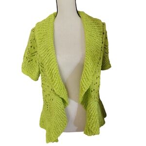 NWT Lark Lane Crochet Cardigan Size L